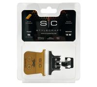 Stylecraft X-PRO Wide Blade in Gold Titanium + The ONE Blade for Hair Clippers, Replacement Blade for Trimmer, Original Accessory, Compatible with Gamma+ and Stylecraft