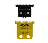 Stylecraft X-PRO Precision Blade in Gold Titanium + The ONE Blade for Hair Clipper, Replacement Blade for Trimmer, Original Accessory, Compatible with Gamm and Stylecraft