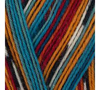 Stylecraft Yarns Head Over Heels - Colours of The World 4 Ply Sock Wool Yarn 100g (New Mexico 1163)