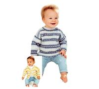 StylecraftBaby DK Knitting Pattern - 9844 Cardigan & Sweater Multicolor