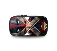 (StyleD) Eyecatching Deadpool And Wolverine Printed Stationery Bag For All Students