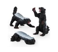 (StyleD) Honey Pvc Engaging Badger Static Toy Designed For Kids Learning Imaginative Play And