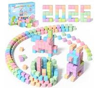 Styleeasy 35PCS Magnetic Blocks, Waterproof Magnetic Building Blocks, Macaron Colors Magnetic Cubes, Preschool Classroom Must Haves Magnetic Sensory Autism Toys, STEM Kids Toys for 3 4 5 6 Year Old