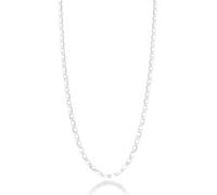 StyleJella Gold Silver Necklace Chain With Adjustable Lobster Clasp, Diamond Cut Geometric Gold Beads Stationed on Dainty 2mm Cable Box Chain, 16 Inches Rolo Oval Figaro Link Singapore Chain