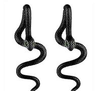 StyleJella Retro Snake Earrings for Women-Vintage Goth Punk Snake Earrings，Gold Silver Snake Earrings Statement Long Snake Jewelry, Stainless Steel, No Gemstone