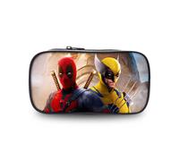 (StyleM) Eyecatching Deadpool And Wolverine Printed Stationery Bag For All Students