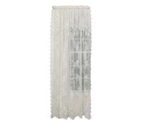 Stylemaster Renaissance Home Fashion Home Products Carly Lace Panel with Attached Valance, 56 by 63-Inch Plus 17-Inch, Ecru