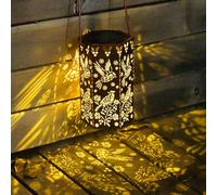 Styleonme Decor Mobile Outdoor Solar Cardinals Lights, Gifts for Women, Cardinals Lovers Gifts, Hanging Image Cardinals Lights, Yard Corridor Garden Decor