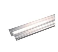 Stylepanel Straight Polished Panel Internal Corner Joint (L)2450mm (W)11mm (T)30mm - Gloss Silver Effect