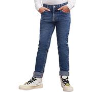 STYLER | STREET Boys Denim Jeans, Stretchable Regular Fit Cargo Denim Jeans Pants for Kids, Trendy Stylish Design and Adjustable Waistband Boy’s School Trousers, Ages 7 to 12 Years, Blue