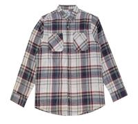 STYLER | STREET Men’s Lumberjack Checked Shirts Two Pocket 100% Cotton Long Sleeve Regular Fit Flannel for Adult, Size S to 2XL (UK, Alpha, L, Regular, Regular, Grey/White_ss1d)
