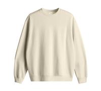 Stylerstreet Men’s Crew Neck Solid Sweatshirts, Lightweight 280 GSM Terry Cotton Long Sleeve Comfortable Sweatshirt for Men Adult, Sizes S - 2XL (UK, Alpha, L, Regular, Regular, Beige)
