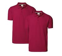 Stylerstreet Men’s Plain Activewear Polo Shirts 2 Pack, Twin Pack Multicolor Lightweight 100% Pique Cotton Short Sleeve Solid Polo Shirt for Men, Multipack Regular Fit Workwear Casual Polo, Size S-5XL