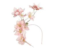 Styles Bridal Hair Accessory Realistic Jasmine Blossom Headband Floral Hair Ornament Suitable for Women & Girls Flower Artificial Flower Headband