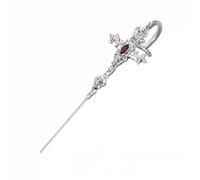 Styles Crosses Piercing Ear Studs Black Coated Alloy Jewelry Edgy Punk Accessories for Concerts Night Outs and Dark Fashion Looks Punk Styles Earrings for Women