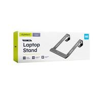 styletech Laptop Riser Stand, Super Durable with Wrist Support, Increased Airflow and Anodised Finish (Black)