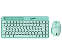 Styletech MK520 Wireless Mouse and Keyboard - Pastel Green