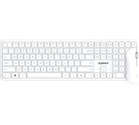 Stealth Wireless Keyboard & Mouse Bundle Styletech MK750 - White