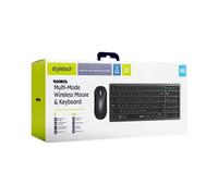 Styletech MK520 Wireless Mouse and Keyboard - Pastel Blue