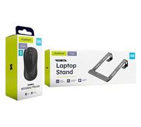 styletech Wireless Multichannel Mouse and Laptop Riser Stand Bundle