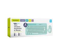 Styletech Wireless Pastel Keyboard and Mouse Bundle - Mint