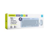 Styletech Wireless Pastel Keyboard and Mouse Bundle - Sky