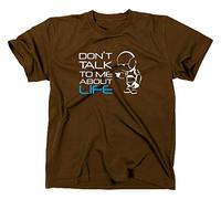 STYLETEX23 #2 Hitchhiker's Guide to The Galaxy Marvin T-Shirt, XXL, Brown