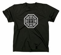 STYLETEX23 Lost The Arrow T-Shirt Logo Dharma Initiative, Black, M