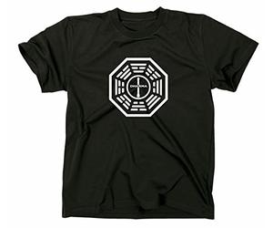 STYLETEX23 Lost The Arrow T-Shirt Logo Dharma Initiative, Black, M