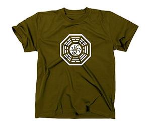 STYLETEX23 Lost The Hydra T-Shirt Logo Dharma Initiative, Olive, XL