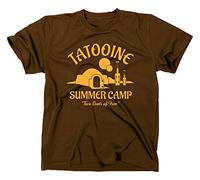 STYLETEX23 Tatooine Summer Camp T-Shirt, M, Brown