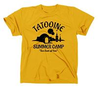 STYLETEX23 Tatooine Summer Camp T-Shirt, M, Yellow