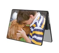 Styletify Custom Personalized Photo Case for MacBook Air 13-in Model A2337/A2179/A1932 Customized Gift Text Case Picture Plastic Hard Shell Compatible with MacBook Air 13 inch Black Case