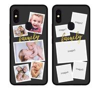 Styletify Custom Phone Case for UMIDIGI F1 Play/F1,Multi-Picture Collages Personalized Photo Text Case Anti-Scratch Drop Proof Protective Cover Black Soft Case Customized Gift Xmas Family