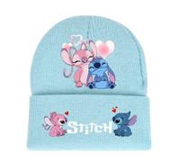 (StyleV) Knitted Angel Stitch Winter Hat Unisex Rolled Design Outdoor Brim
