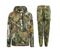 StyleWear Adults Camouflage Print Jacket Pants Tracksuit Mens Camo Printed Hunting Clothes Tracksuit Hoodie Full Set