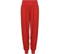 StyleWear Ladies Plus Size Harem Trousers Womens Full Length Stretch Casual Pants Girsl Alibaba Ankle Cuff Leggings Red