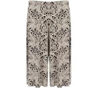 StyleWear Womens Plus Size 3/4 Length Elasticated Waist Culottes Ladies Flared Wide Leg Shorts