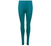StyleWear Womens Stretch Long Leggings Womens Plus Size Plain Printed Full Length Skinny Pants (Teal UK 20-22)