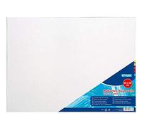 Stylex Card, 30 x 40 cm, Cardboard 3 mm Thick, Covered with 100% Cotton Fabric, White Primed, for Oil, Acrylic and Tempera, Gouache Painting and Decoupage Technique