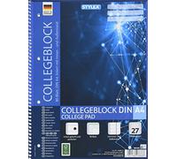 Stylex A4 Lined Spiral College Pad (Pack of 80 Sheets)