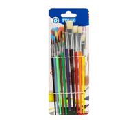Stylex Brush Set with Brushes for School ,10 count (Pack of 1) 1 10 count (Pack