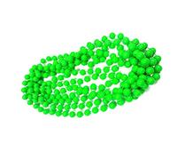 Stylex Neon Beads Necklaces 1980s Fancy Dress Accessories Fluorescent Plastic Beads 70s 80s (Green)