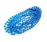 Stylex Neon Beads Necklaces 1980s Fancy Dress Accessories Funky Fluorescent 70s 80s (Blue)