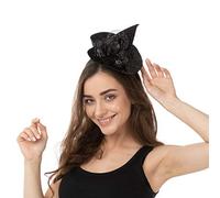 Stylex Party Black Crazy Witches Hat Cute Witch Headband Spell Fancy Dress Halloween UK