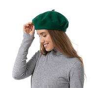 Stylex Party Ltd Dark Green Vintage Beret French Classic Beret Beanie Hat Unisex Cap Fashion