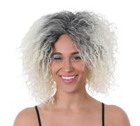 Stylex Party Pop Star Wig 1980s Singer Tina Wig Rock and Roll Fancy Dress Costume Accessory
