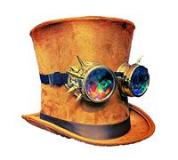 Stylex Party Steampunk Bell Brown Top Hat