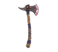 Stylex Realistic Foam Weapons Halloween Cosplay Fancy Dress Props Accessories (Killer Axe), Silver, Brown, Grey (Grau Grau), Real Red (t_546)