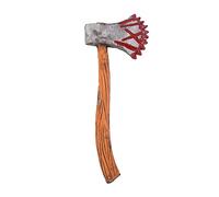 Stylex Realistic Foam Weapons Halloween Cosplay Fancy Dress Props Accessories (Zombie Axe), Silver, Brown, Grey (Grau Grau), Real Red (t_546)